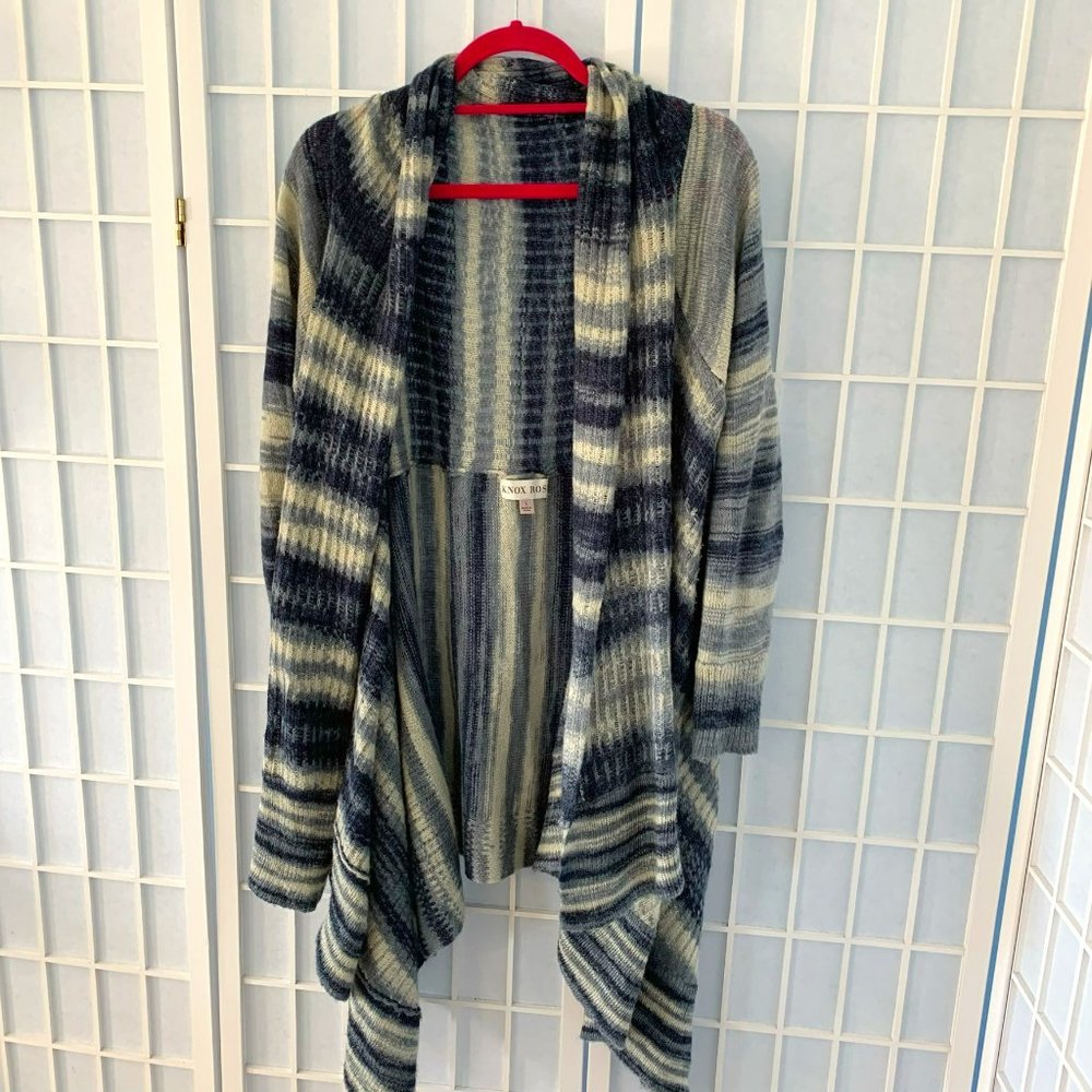 Soft Knox Rose Fly Away Cardigan Sz L